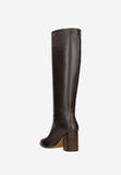 Wojas Chocolate Brown Leather Knee High Boots | 7113652