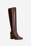 Wojas Burgundy Leather Knee High Boots | 7113655