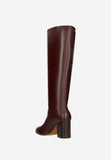 Wojas Burgundy Leather Knee High Boots | 7113655