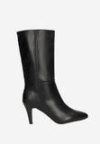 Wojas Black Leather Ankle Boots with Logo | 5532851