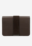 Wojas Dark Brown Leather Crossbody Bag | 8018772