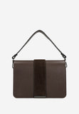 Wojas Dark Brown Leather Crossbody Bag | 8018772
