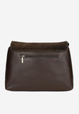 Wojas Chocolate Brown Combined Leather Crossbody Bag | 8039572