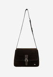 Wojas Chocolate Brown Combined Leather Crossbody Bag | 8039572