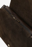 Wojas Chocolate Brown Combined Leather Crossbody Bag | 8039572