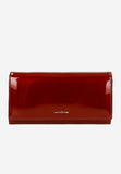 Wojas Red Patent Leather Snap Wallet | 9112835