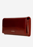 Wojas Red Patent Leather Snap Wallet | 9112835