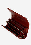 Wojas Red Patent Leather Snap Wallet | 9112835
