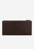 Wojas Dark Brown Large Leather Snap Wallet | 9112452