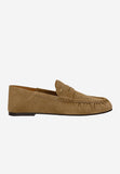 Wojas Light Brown Velour Leather Loafers | 4638063