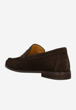 Wojas Brown Velour Leather Loafers | 4637962