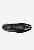 Wojas Black Leather Dress Shoes | 9037-51