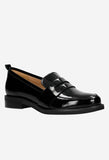Wojas Black Patent Leather Loafers | 4606931