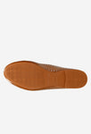 Wojas Brown Leather Openwork Ballet Flats | 4400652