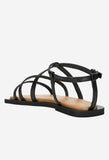 Wojas Black Leather Sandals | 76004-51