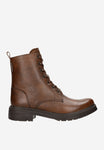 Wojas Brown Insulated Leather Biker Boots | 6402752