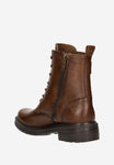 Wojas Brown Insulated Leather Biker Boots | 6402752
