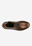 Wojas Brown Insulated Leather Biker Boots | 6402752