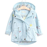 Hooded Embroidery Parka Coat | JAC-96