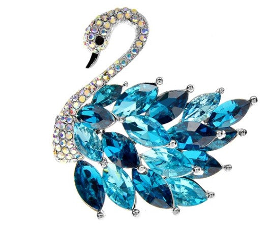 Swan brooch discount