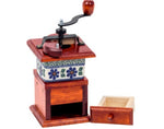 Polish Manual Hand Crank Wooden Grinder with Drawer - Klepsydra | 401