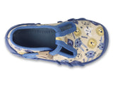 Befado Beige and Blue Daycare Slippers / Sneakers | 110P475
