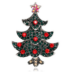 Christmas Tree Brooch - Broszka | BR0-220