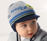 Baby Boys' Green Beanie with Visor, 1-3 years  | 36/038-GR