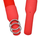 CC Red Stretchy Belt with Silver Buckle | HAL-398