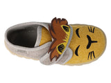 Befado Mustard Daycare Slippers / Sneakers with Lion Pattern FLEXI | 465P109