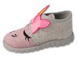 Befado Pink Unicorn Daycare Slippers / Sneakers FLEXI | 465P110