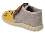 Befado Mustard Daycare Slippers / Sneakers with Lion Pattern FLEXI | 465P109