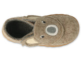 Befado Light Brown Daycare Slippers / Sneakers with Koala Pattern FLEXI| 620P002