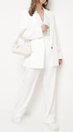 Italian-style Oversize Blazer and Wide Pants Set | C25T210