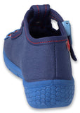 Befado Dark Blue Daycare Slippers / Sneakers with Fire Truck Pattern HONEY| 540P001