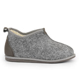 Women's Handmade Felt & Natural Sheep's Wool Insulated Slippers - Bamboszki | BK-4202