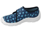 Befado Dark Blue Sneakers with Dinosaur Feet Pattern DANNY | 974X476