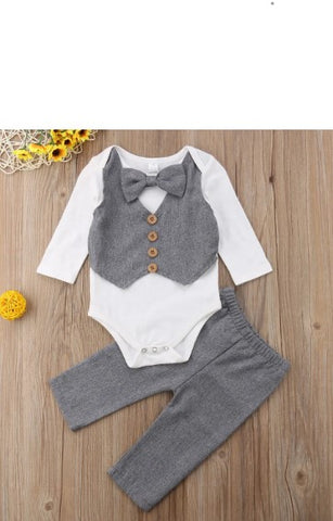 Baby Boy Super Cute 2-pieces Elegant Set | ON-05