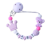 Silicone Beads Pacifier Clips for Babies | SSN-KOALA