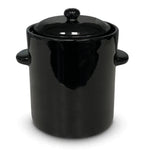 10 Liters Stoneware Pickling Crock Pot with Lid - Garnek Hermetyczny | 2382-10l