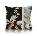 100% Cotton Double-sided Pillowcase Set with Floral Pattern - 2 pack | FAR-130