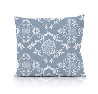 100% Cotton Light Blue  Pillowcase Set with Floral Pattern - 2 pack | FAR-129