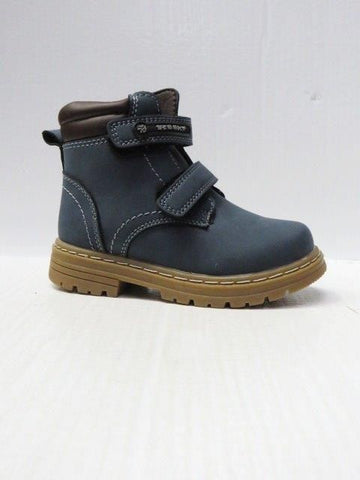 Boys' Dark Blue Insulated Ankle Boots | B19288