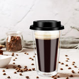 JANAS LIA Double Wall Insulated Thermal Glass with Silicone Lid 350ml | 24477-350