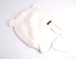 Cute Double Layered Knit Tied Beanie | 42/019