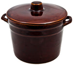 6 Liters Stoneware Pickling Crock Pot - Garnek Hermetyczny | 734-6