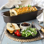Asimetria -Black Non-stick Baking Pan 11.81 in x 4.33 in x 2.83 in - KEKSÓWKA | 40535