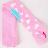 YO! Girls' Pink Cotton Crawling Tights with ABS on Feet and Knees  | RAB-0025G-KOALA