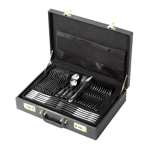 Stainless Steel 72-piece Cutlery Set in Case - Napoli | 28699