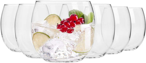 Krosno Set of 6 Round-shaped Glasses 410 ml - HARMONY | 52316